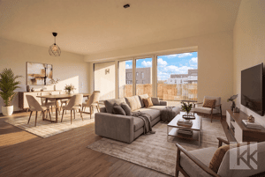 Barrierefrei & mit Ausblick: 3-Zimmer-Wohnung in Feldrandlage – 38446 Wolfsburg – Vorschaubild 9