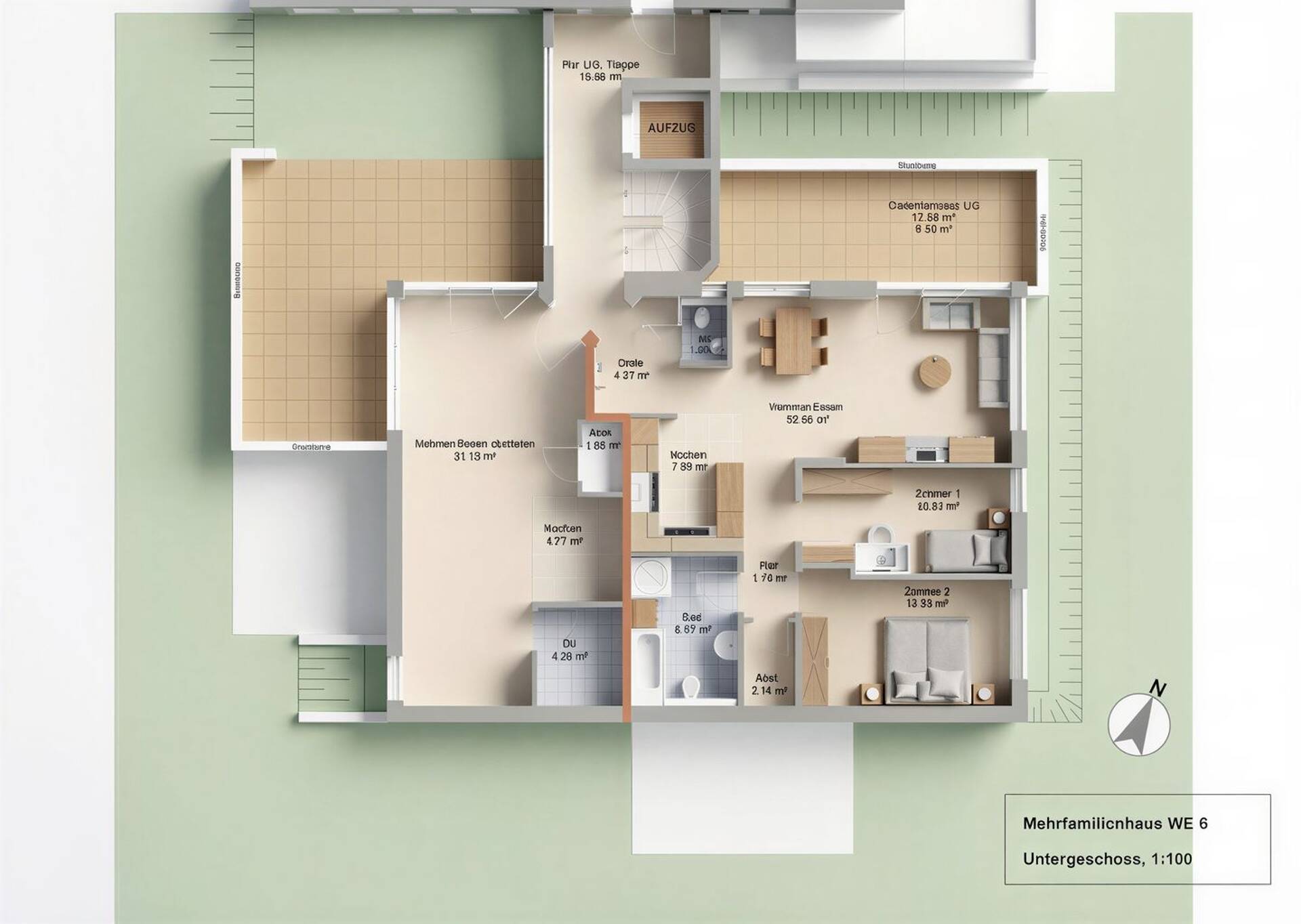 Souterrainwohnung in 55126 Mainz mit 86 m² kaufen