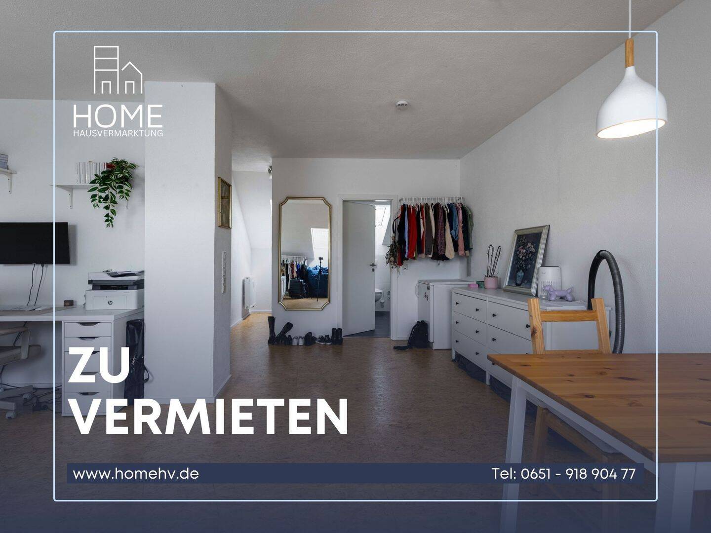 Trier-Tarforst: 1 ZKB Appartement mit ca. 36 m² WFL und Einbauküche in direkter Uninähe