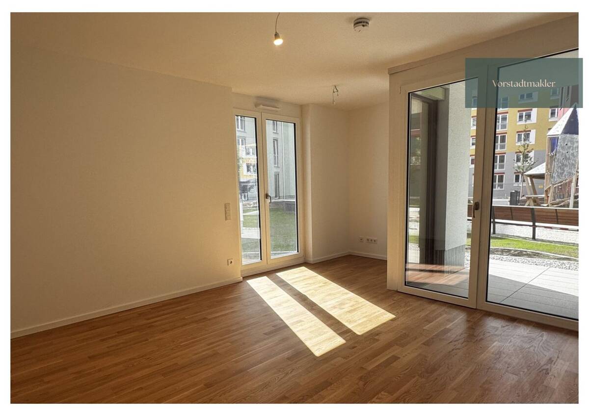 Premium-Neubau zum Erstbezug: Lichtdurchflutete Vier-Zimmer-Erdgeschosswohnung – 81673 München – Bild 1 von 9