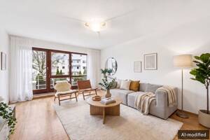 Helle 87m² Wohnung im kleinen Mehrparteienhaus mit zwei sonnigen Balkonen – 81477 München – Vorschaubild 5