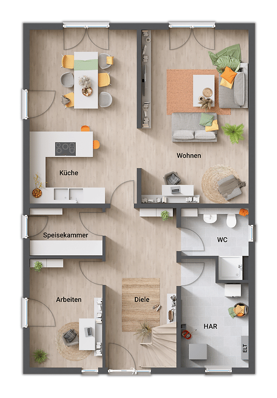 Ein Zuhause voller Möglichkeiten – echtes Grundstück vorhanden und massiv nach Ihren Wünschen gebaut – Haßloch – Vorschaubild 8