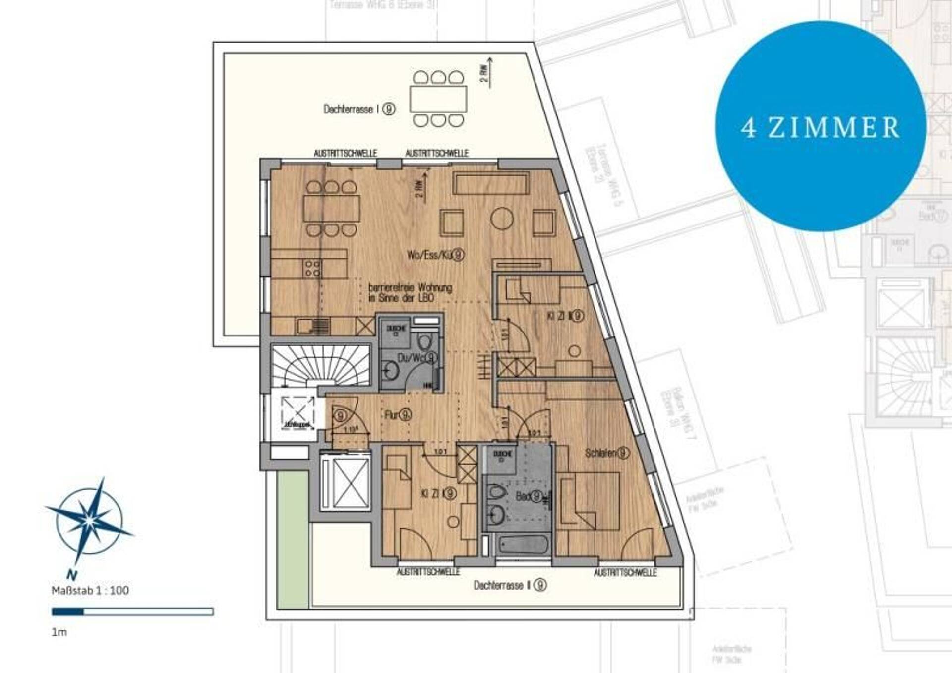 Etagenwohnung in 71334 Waiblingen mit 128,76 m² kaufen
