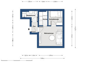 Stilvolle Dachgeschosswohnung in Hamburg mit sofortigem Nutzwert – 22761 Hamburg – Vorschaubild 4
