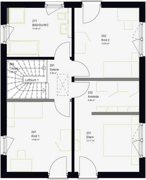 Stadtvilla!! Ankleide und Gästezimmer inkl. Wohnen auf 2 Ebenen Lifestyle 13.02 W – 13467 Berlin – Vorschaubild 3