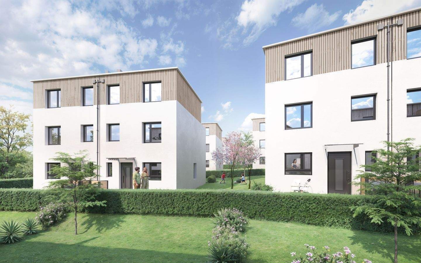 NEUBAU Doppelhaushälfte KFW 40 QNG in Hirschaid – Hirschaid – Bild 1 von 6