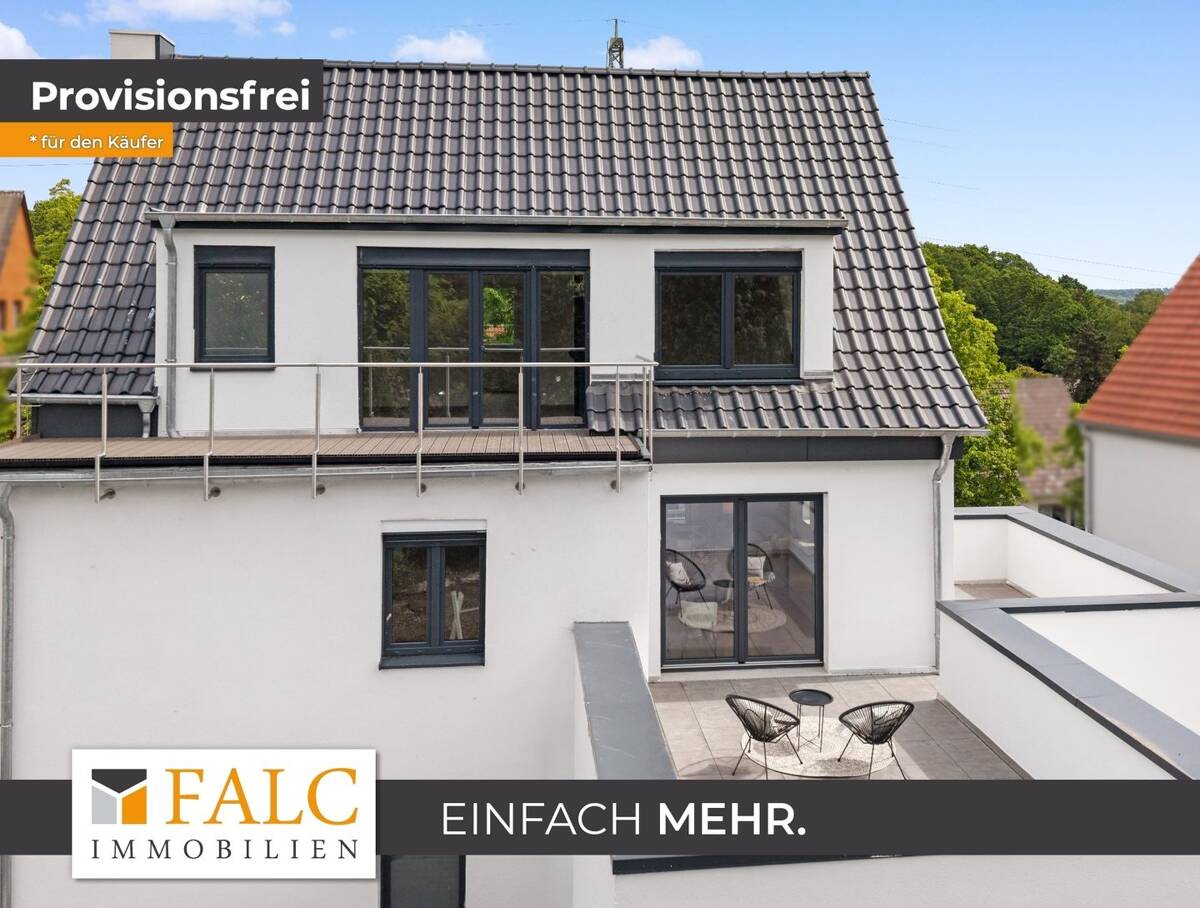 Exklusives Wohnensemble auf 2 Etagen | 6 Zimmer | 2 Balkone & Terrasse | Rarität in Top Lage – 45481 Mülheim an der Ruhr – Bild 1 von 9