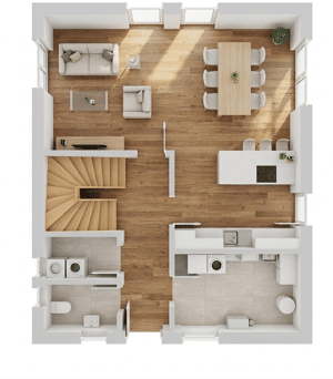 Einfamilienhaus 134 m² | Pultdach | KfW-55-Standard – 30826 Garbsen – Vorschaubild 5