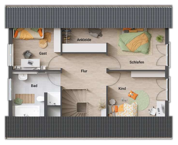 Town&Country Haus massiv gebaut, Preis inkl. Grundstück – Haßloch – Vorschaubild 3