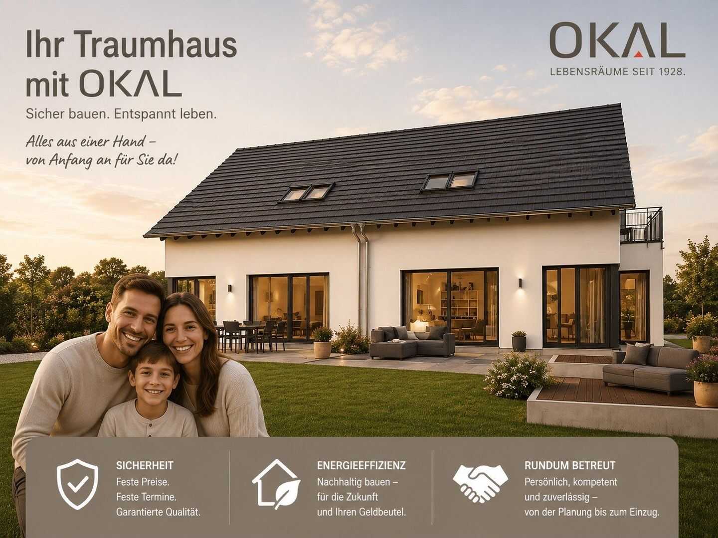 Ihr neues Zuhause inkl.Grundstück individuell geplant hochwertig nachhaltig und energieeffizient