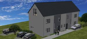 Doppelhaushälfte Neubau - Grundstück, Baugenehmigung liegt vor kurzfristig zum Beginn – 90765 Fürth – Vorschaubild 2