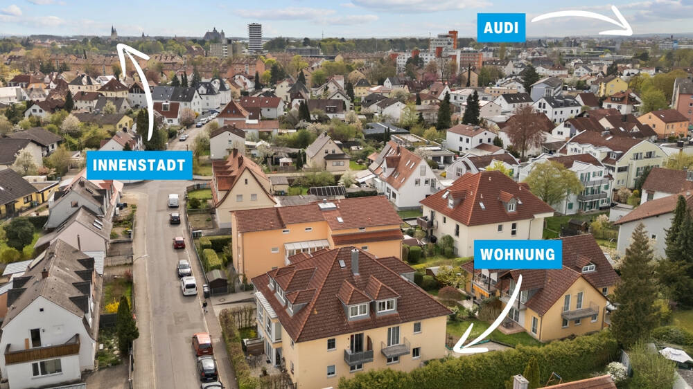Kompakte 2-Zimmer-Wohnung mit EBK und zwei TG-Stellplätzen – Ingolstadt – Vorschaubild 2