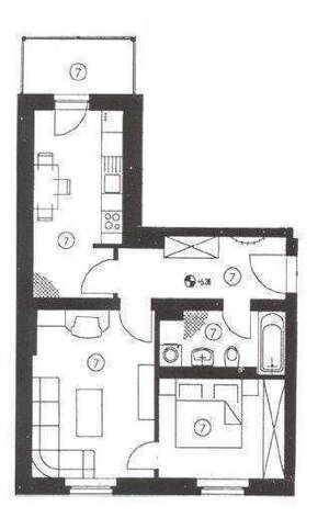 helle 2-Raum-Wohnung mit Balkon – 8058 Zwickau – Vorschaubild 4