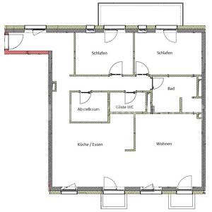 Wohnen in Stadtmitte - Helle 3-Zimmerwohnung mit Parkett – 18055 Rostock – Vorschaubild 2