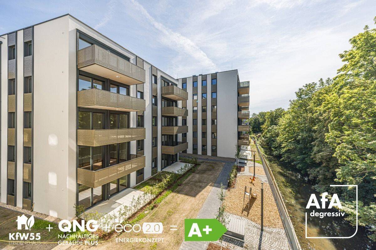 *** NEUBAU PURA * A+ * FREI AB 01.07.26 * EBK * 2 Zimmer * geringe Nebenkosten ***