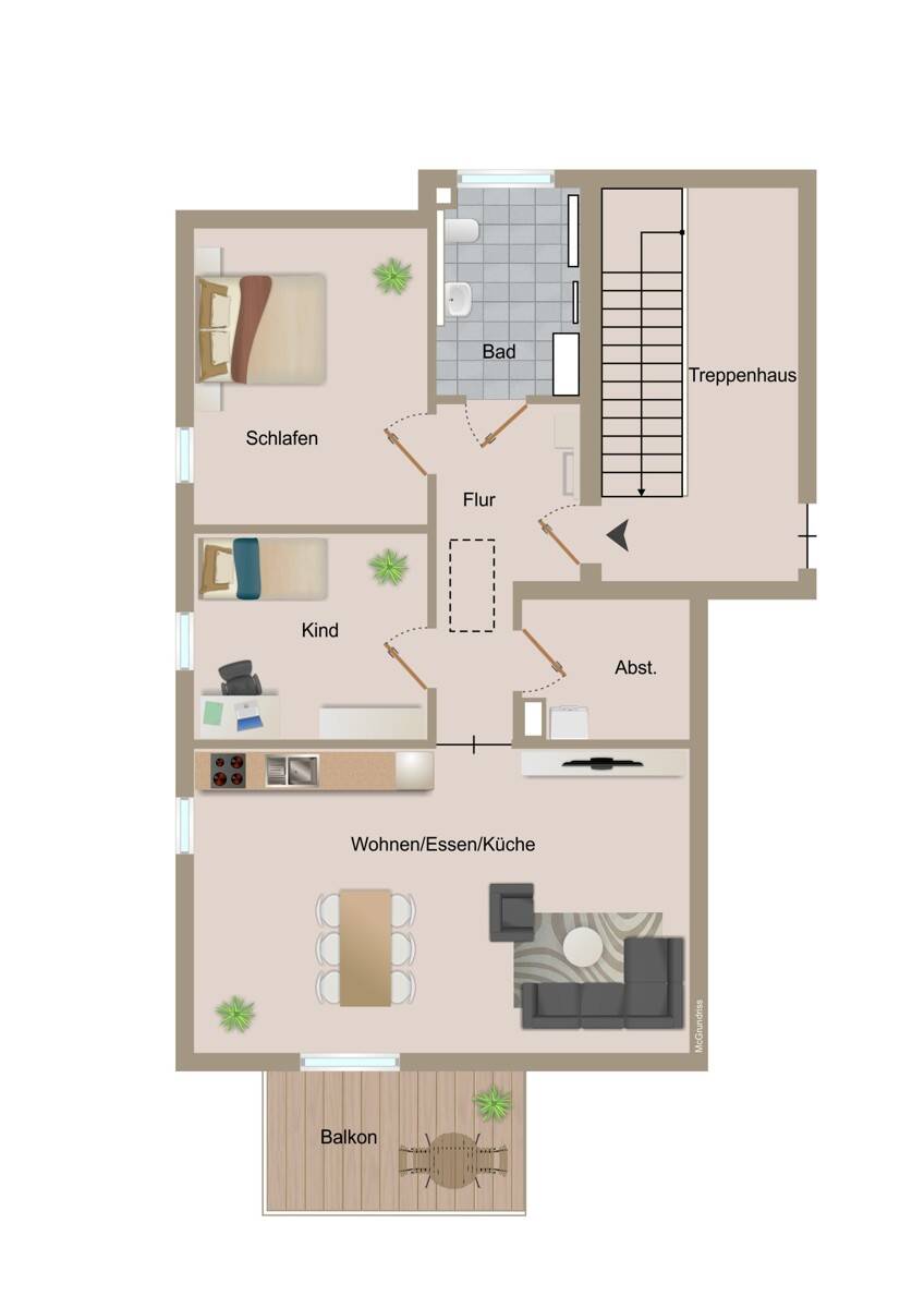 KfW 40+ Mehrfamilienhaus mit höchster Energieeffizienz! QNG-Sonderabschreibung für Investoren! – Augustdorf – Vorschaubild 5