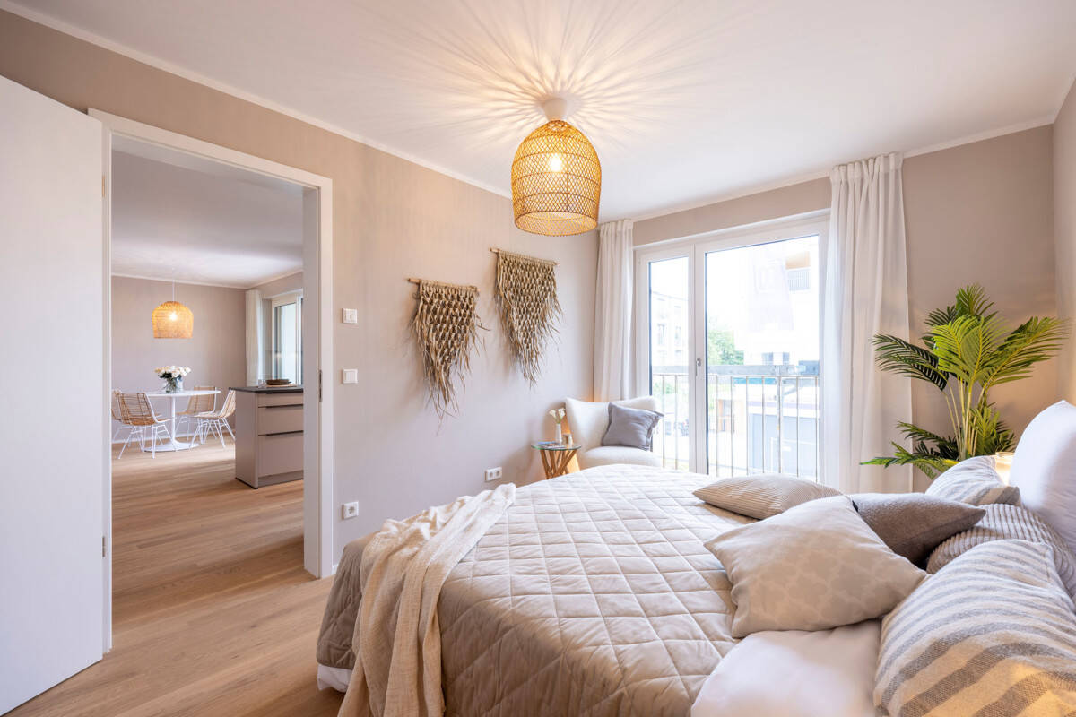 Wunderschöne 3-Zimmer-Etagenwohnung mit Süd-West-Ausrichtung! – Neuried – Bild 1 von 9