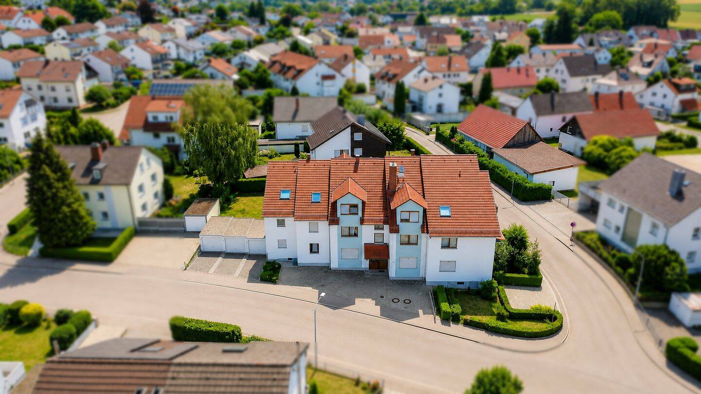Wohnen über den Dächern von Senden – modernisierte 3,5-Zimmer-Wohnung mit sonniger Dachterrasse