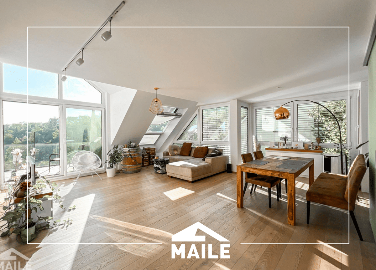 Traumhafte 3,5-Zimmer Luxuswohnung mit sonniger Terrasse in ruhiger Lage. – 70186 Stuttgart – Bild 1 von 9