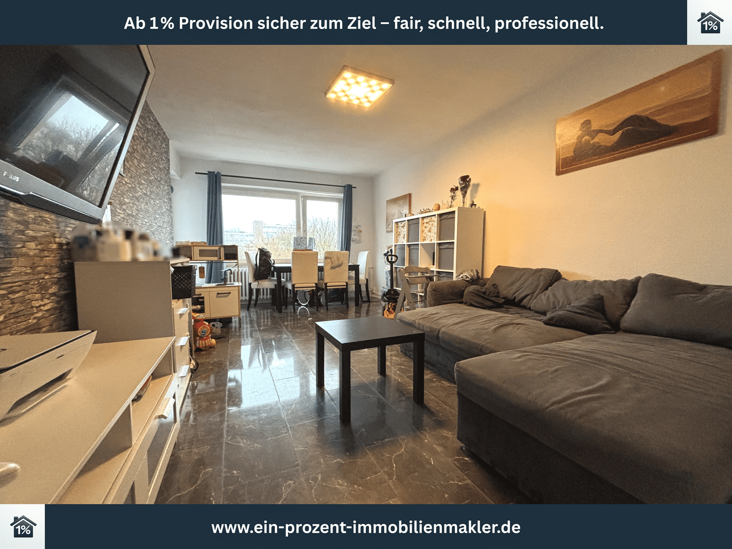 Charmante 3-Zimmer-Wohnung mit Balkon - Solide Kapitalanlage oder komfortables Zuhause – Kiel – Bild 1 von 9