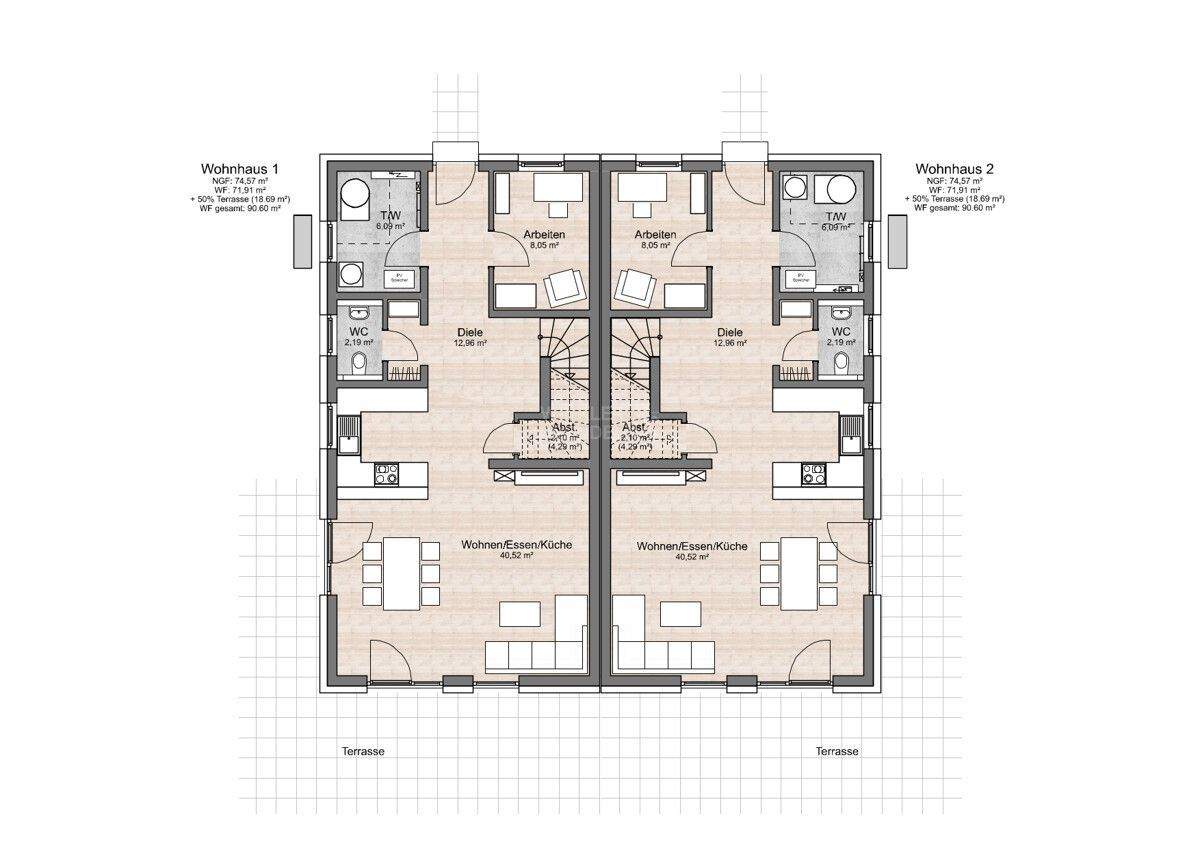 Doppelhaushälften - Neues Zuhause mit Wohlfühl-Feeling. Simply möglich. – Bayreuth – Vorschaubild 6