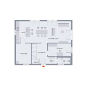 Komplettpaket zum Wohlfühlen - Pulthaus von OKAL inkl. Grundstück – 40468 Düsseldorf – Vorschaubild 4