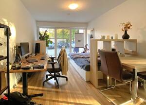 Sofort bezugsfreie und moderne 1-Zimmer-Wohnung mit Terrasse und Stellplatz in Erlangen-Bruck – 91058 Erlangen – Vorschaubild 3