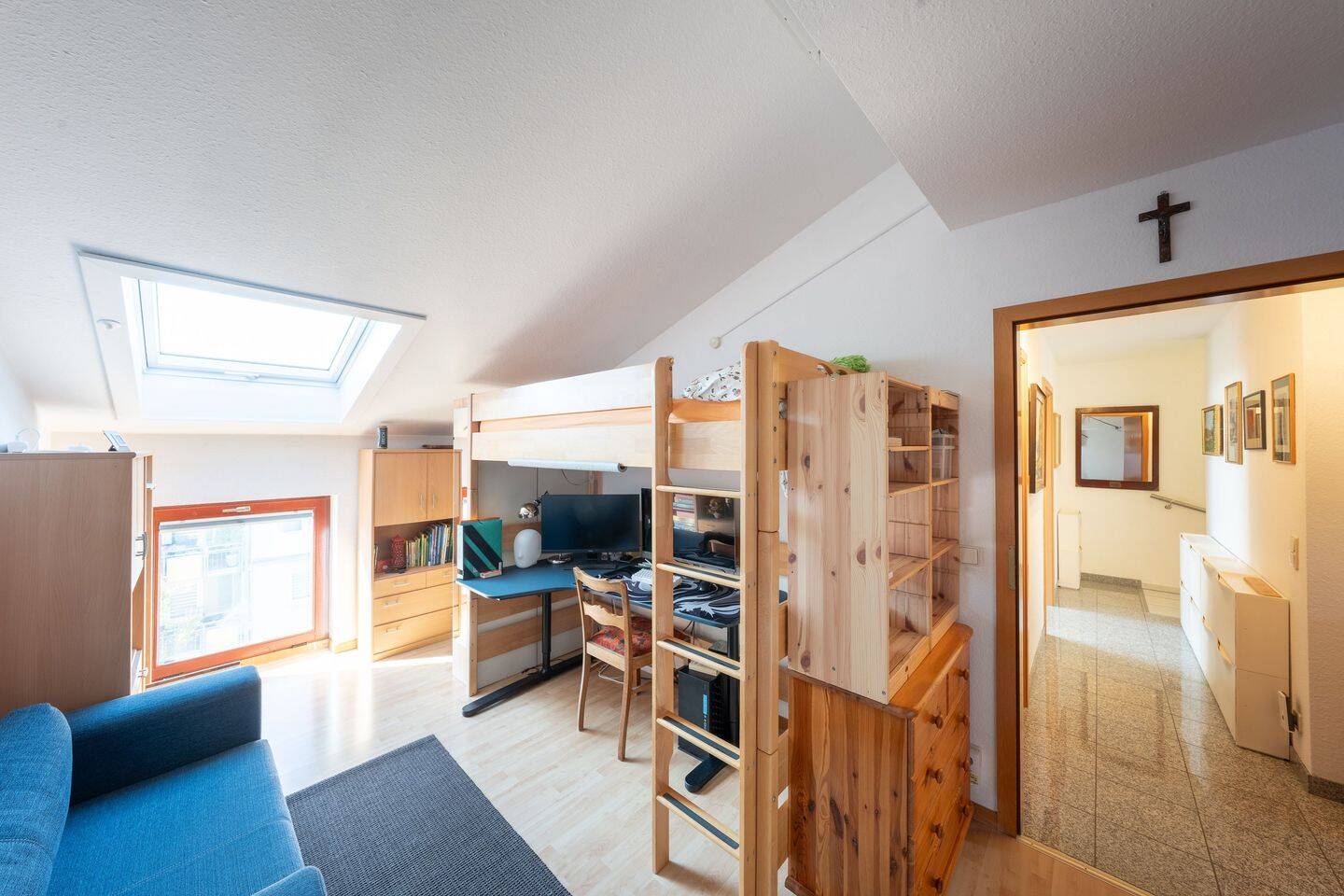 Maisonette-Wohnung in Mannheim - 6 Zimmer mit Süd-Balkon - auf Erbpacht