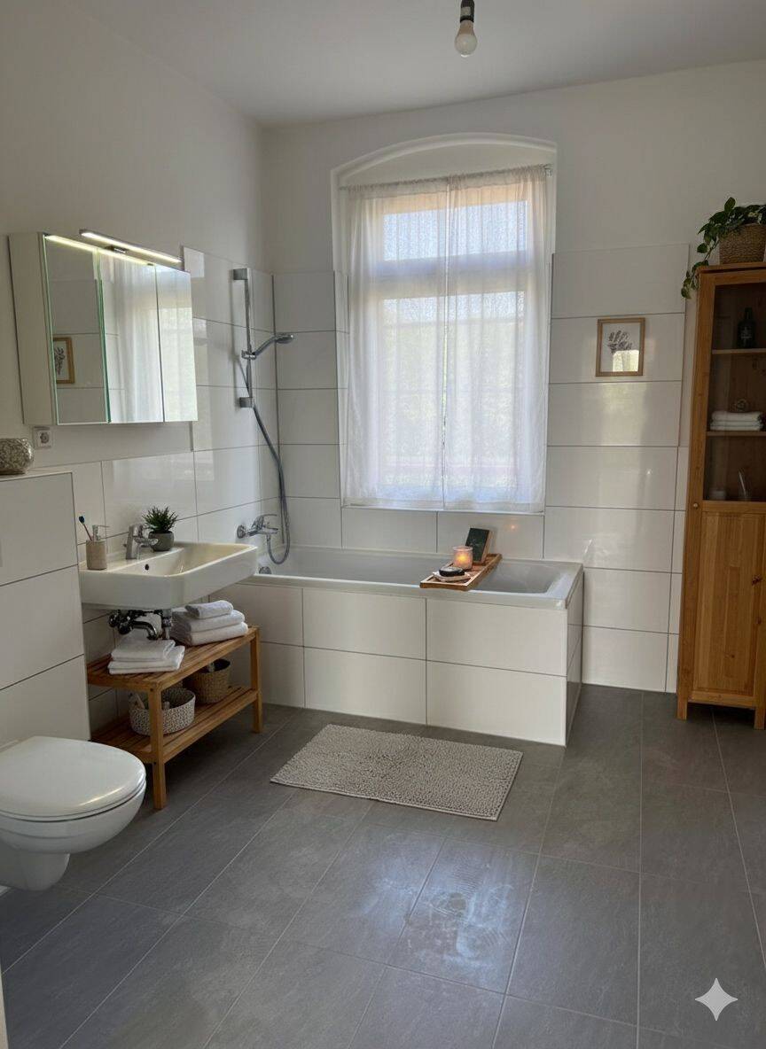 Frisch sanierte 2-Zimmer-Wohnung mit Einbauküche – Magdeburg – Vorschaubild 5
