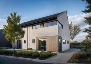 Neubau-Doppelhaus in Leipzig-Böhlitz-Ehrenberg - nur wenige Schritte zum Auenwald