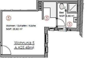 1-Zimmer Wohnung in Jena-West - bezugsfrei voraussichtlich ab 01.08.2026 – 7743 Jena – Vorschaubild 5