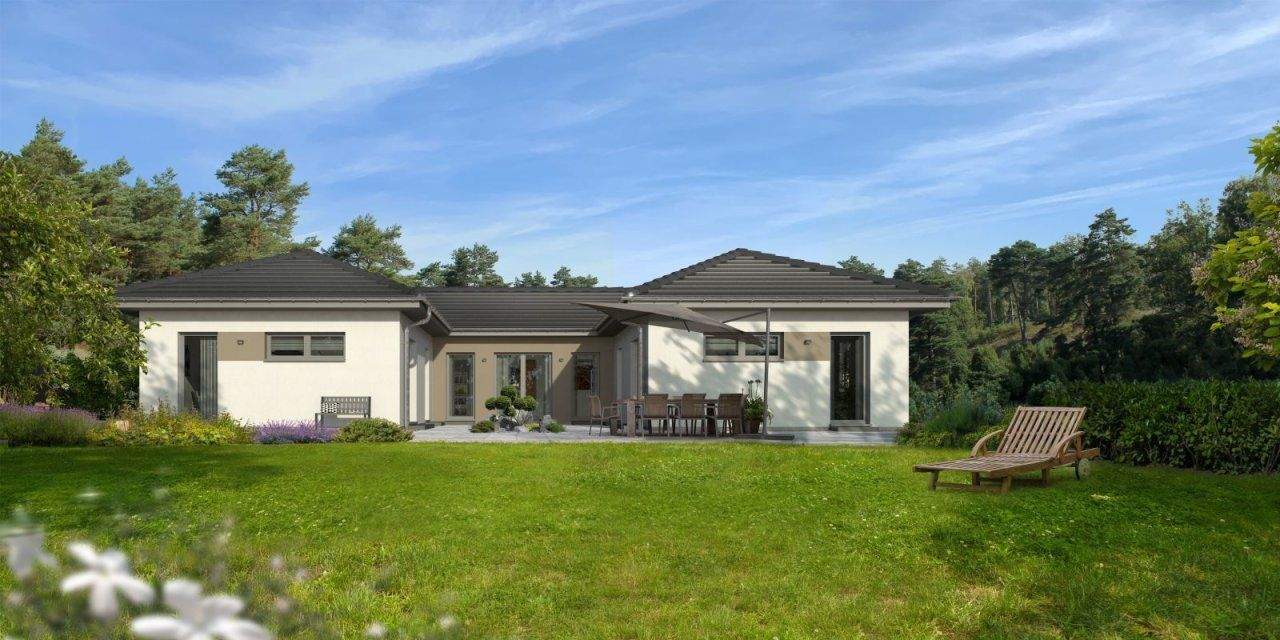 Bungalow mit Atrium