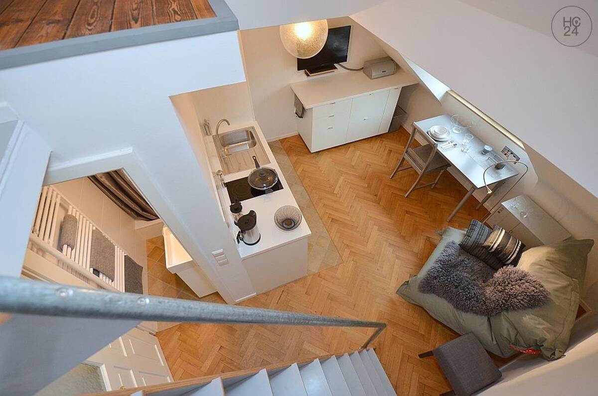 Exklusive Maisonette Wohnung (25qm) mit Reinigungsservice in Stuttgart West – 70197 Stuttgart – Bild 1 von 9