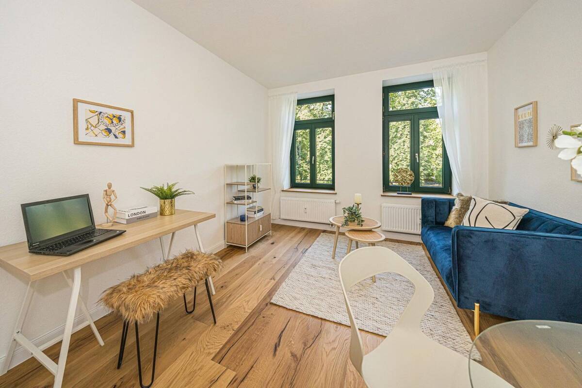 *Altbau trifft Moderne: 2-Zimmer in Leipzig | sofort bezugsfrei | provisionsfrei | 4 % + 4,25% Afa* – 4103 Leipzig – Bild 1 von 9