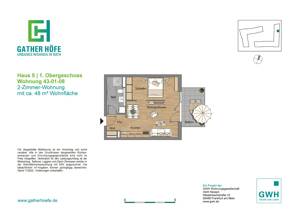 47125/8 Helles 1-Zimmer-Appartment mit Balkon in Düsseldorf-Rath/preisgedämpft - bitte Einkommensgrenze beachten – 40472 Düsseldorf – Vorschaubild 2