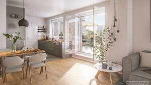 + Erstbezug + EBK + Süd-Loggia + Dusche + – 22453 Hamburg – Vorschaubild 2
