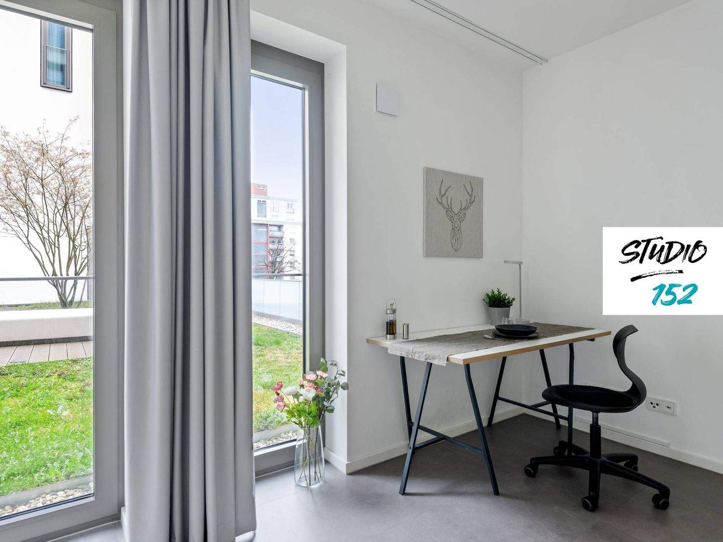 STUDENTS ONLY: Studio 152 - vollmöbliertes 1-Zimmer-Apartment mit EBK, ALL-IN-MIETE, UVM. im Wiesbadener Rheingauviertel – Wiesbaden – Vorschaubild 2