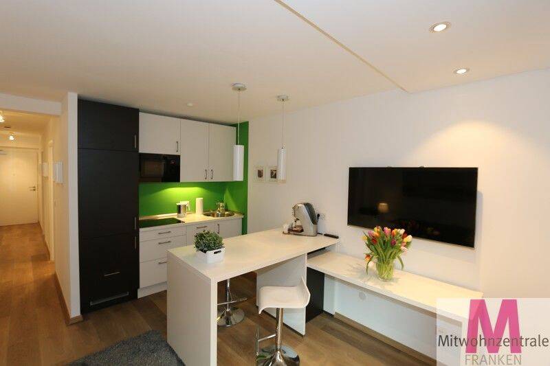 Modern möblierte 2-Zimmer-Wohnung mit Designküche in zentraler Lage von Nürnberg – Nürnberg – Vorschaubild 5