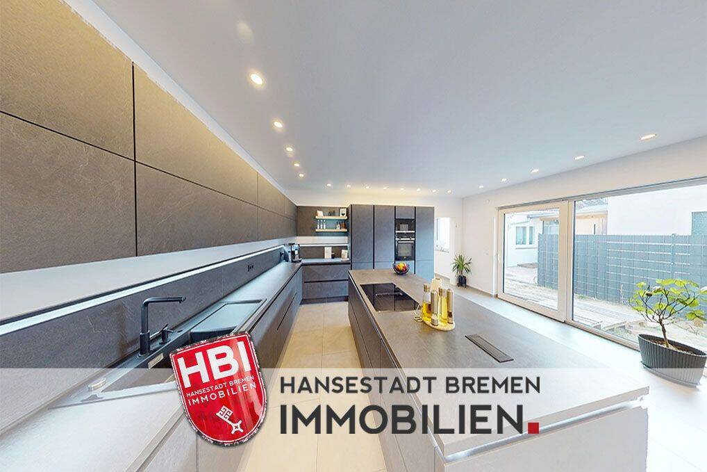 Hemelingen / Aufwendig sanierte Doppelhaushälfte mit neuwertigem Anbau und großem Garten