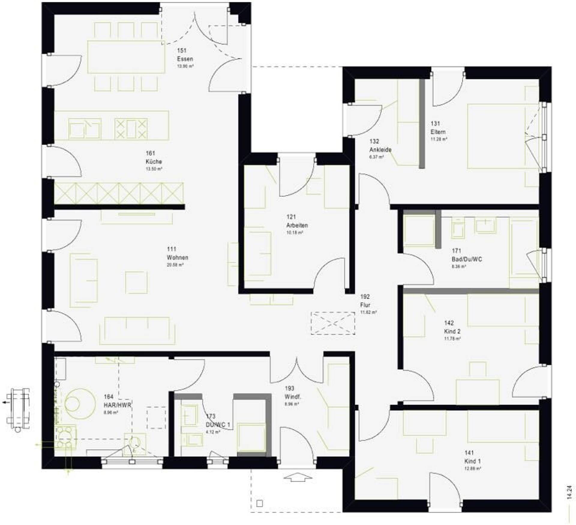 Bungalow in 32549 Bad Oeynhausen mit 140 m² kaufen
