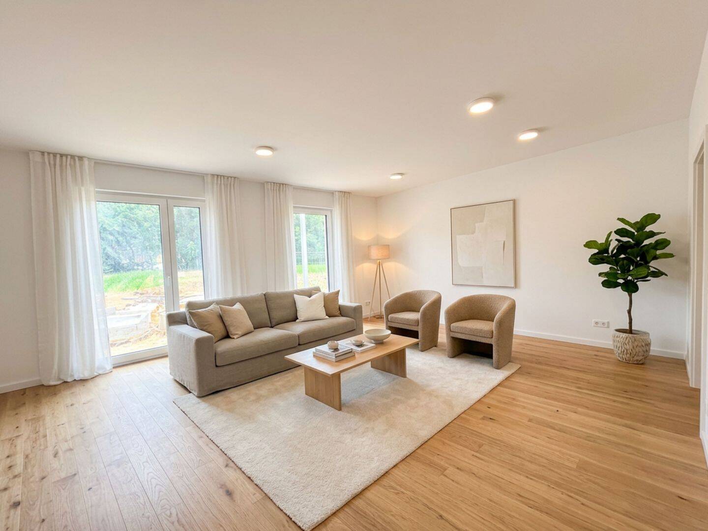 4 Zimmer mit Privatgarten und Blick auf die Blumenwiese – Nürnberg – Vorschaubild 2