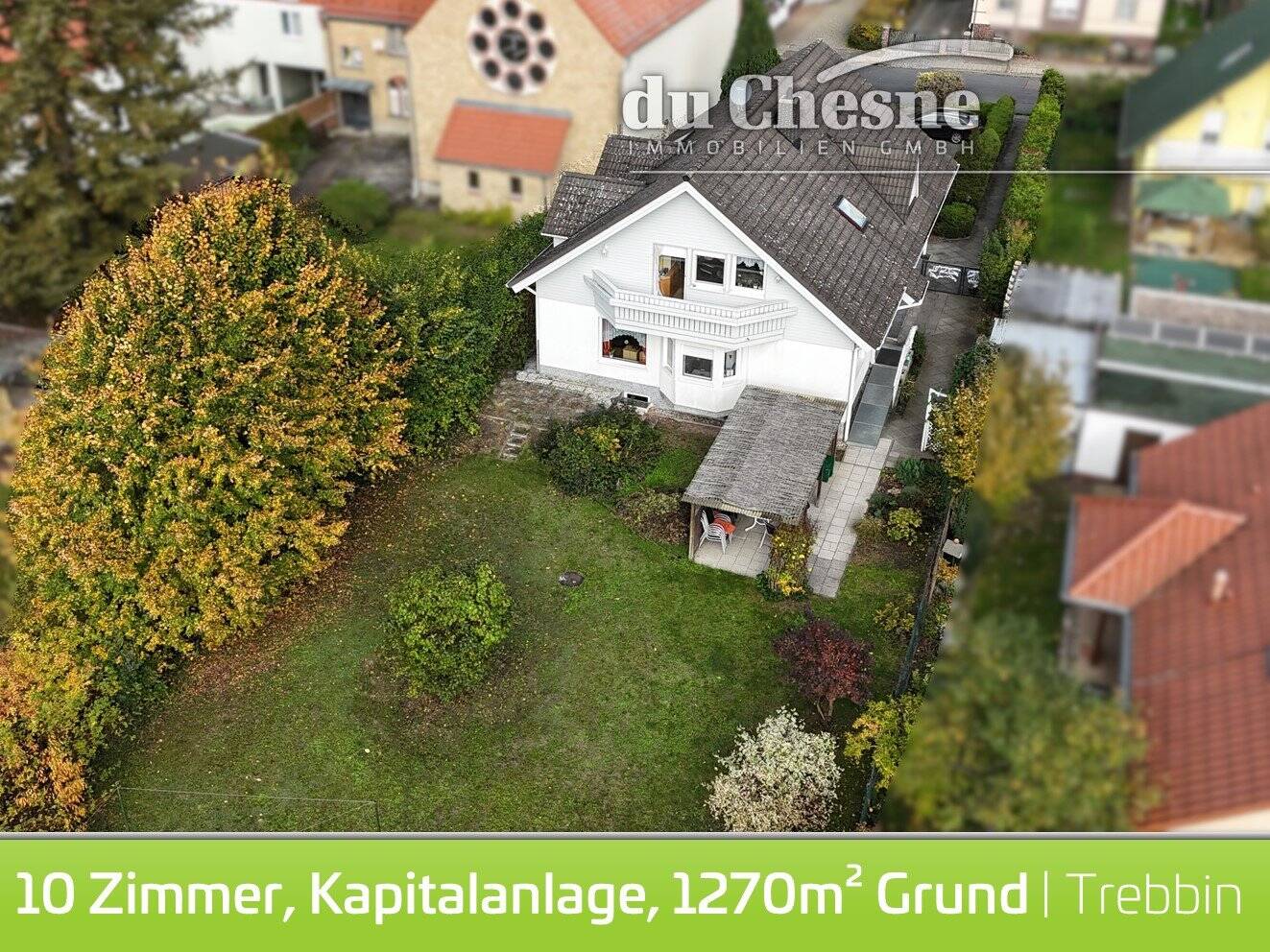 großes Haus mit vielen Optionen, als Kapitalanlage, auf 1.275m² Grund – Trebbin – Bild 1 von 9