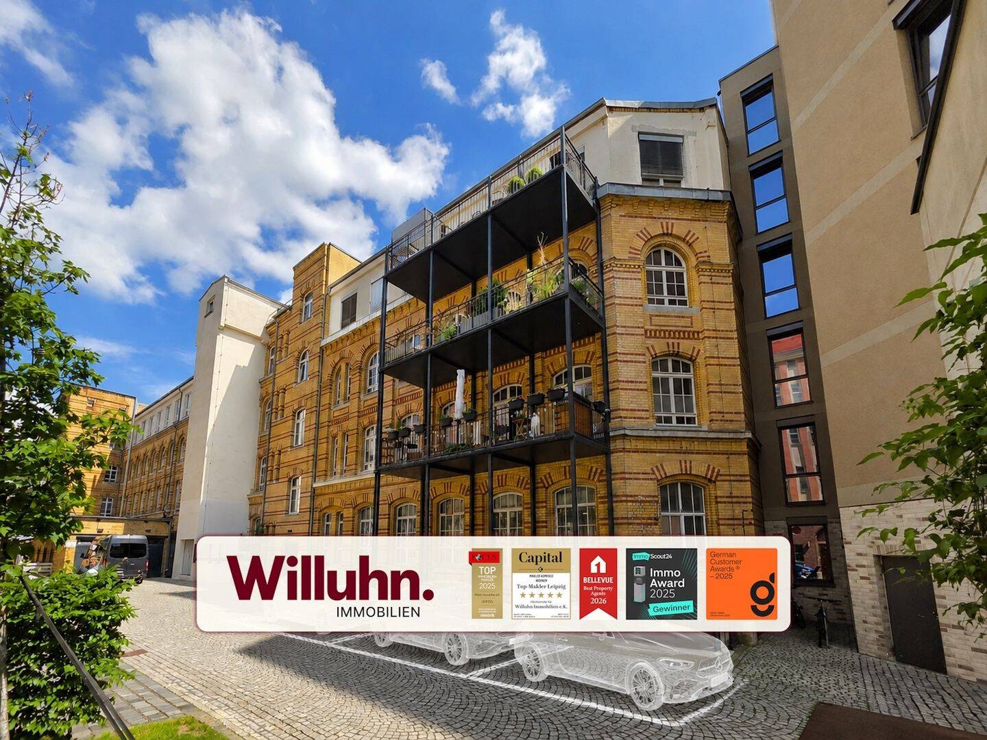 Loft-Juwel im Zentrum | Sanierung 2021 | Wohnen & Gewerbe | Balkon | Stellplatz