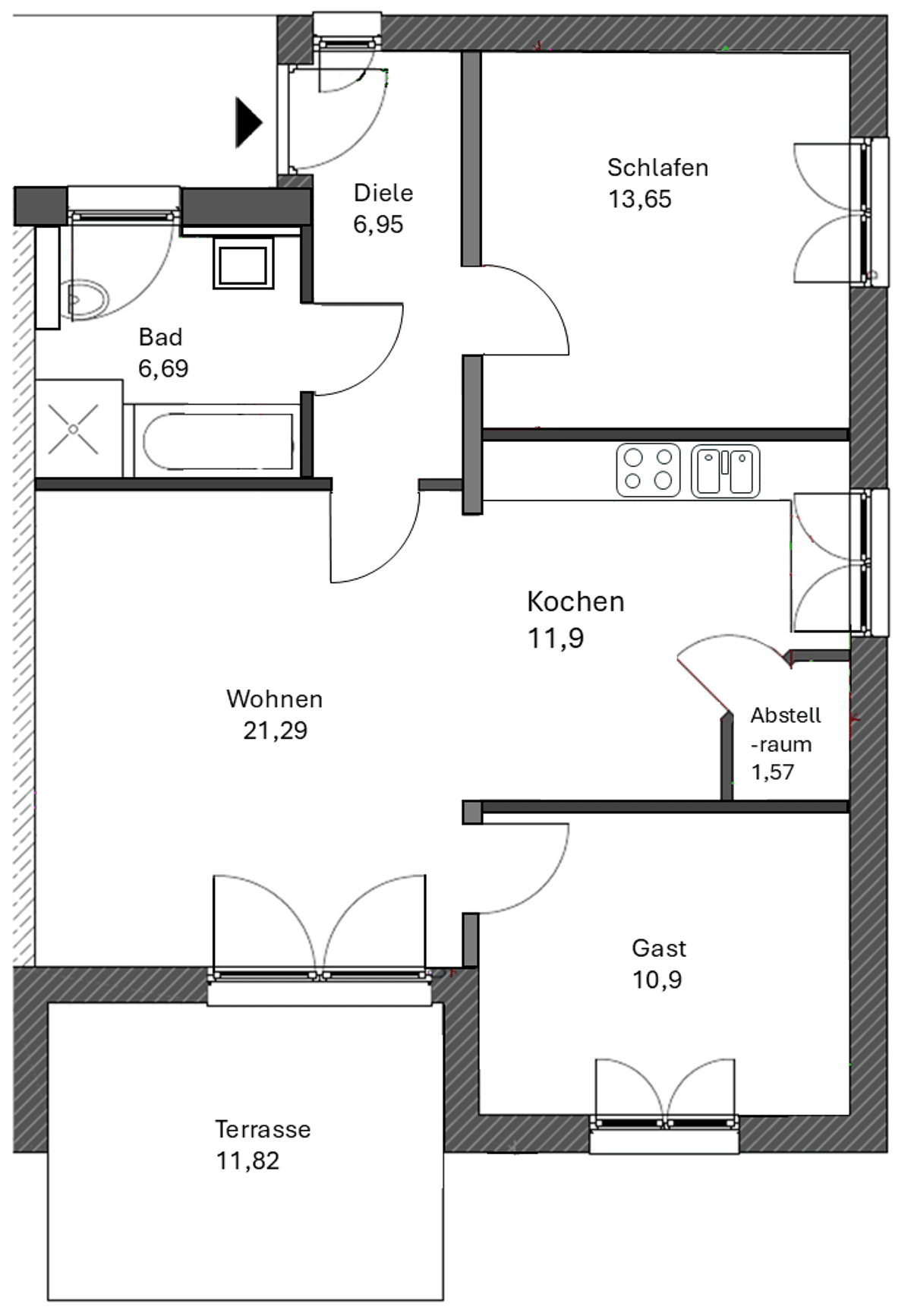 Erdgeschosswohnung in Schlitz - Neubau - Erstbezug – 36110 Schlitz – Bild 1 von 3