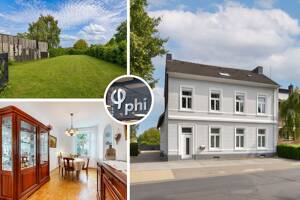 PHI AACHEN - Historisches Ein- bis Zweifamilienhaus mit sechs Garagen auf großem Grund!