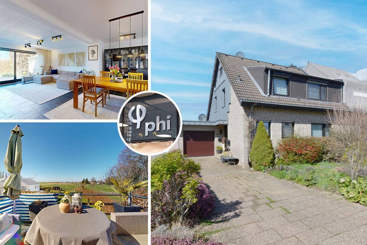 PHI AACHEN - Attraktive Doppelhaushälfte mit Garten, Terrasse und Garage in Aachen-Horbach! – 52072 Aachen – Bild 1 von 3
