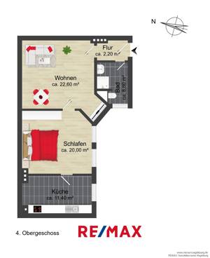 Lichtdurchflutete 2-R-Wohnung - 65?m² im Herzen der Magdeburger Altstadt – 39104 Magdeburg – Vorschaubild 5