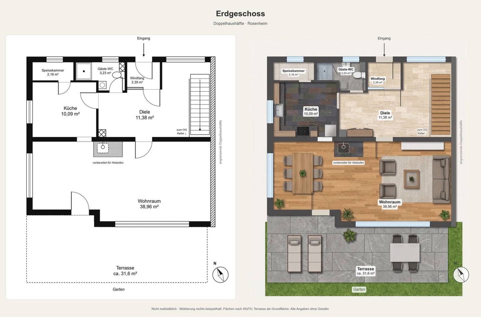 Haus in 83022 Rosenheim mit 151 m² kaufen