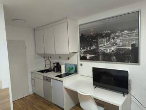 Keine Kaution: möbliertes 23-m²-Apartment am Brentanopark — 3 Min. zur Messe – 60489 Frankfurt am Main – Vorschaubild 3