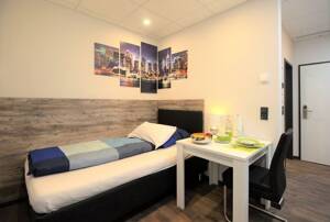 Modern und wohnlich: 1-Zimmer-Apartment, möbliert und komplett ausgestattet, Innenstadt Offenbach – 63065 Offenbach am Main – Vorschaubild 2